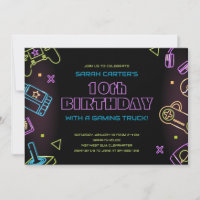 Jeu vidéo fête d'anniversaire