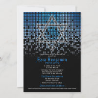 Jeu vidéo noir bleu Gamer Bar Mitzvah