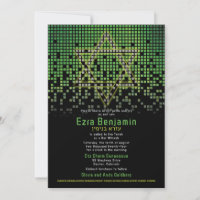 Jeu vidéo noir vert Gamer Bar Mitzvah