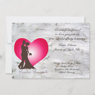 Invitation Jeune couple marié