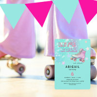 Jeune Fille Roulons Turquoise Anniversaire