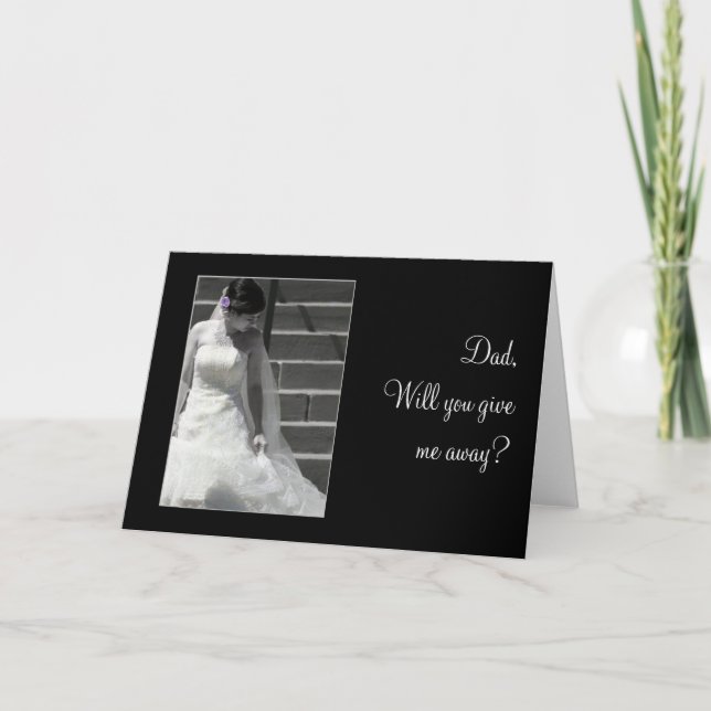 Invitation Jeune mariée de mariage (Devant)