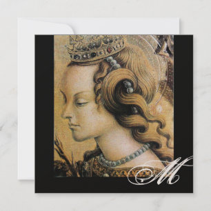 Invitation JEUNE PRINCESSE SWEET 16 PARTI Monogramme