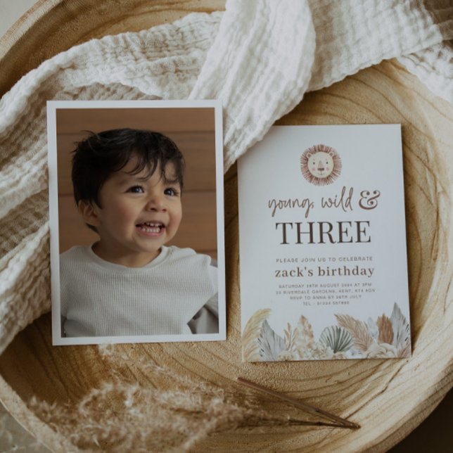 Invitation Jeune, sauvage et trois Feuilles neutres Invitatio (Créateur téléchargé)