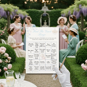 Invitation Jeux de Bingo pour la fête de douche de la mariée 