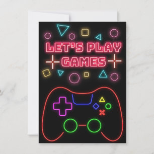 Invitation Jeux de jeu de jeux