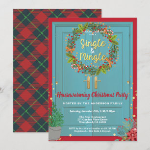 Invitation Jingle et Mingle Noël