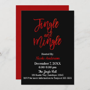 Invitation Jingle & Mingle Party