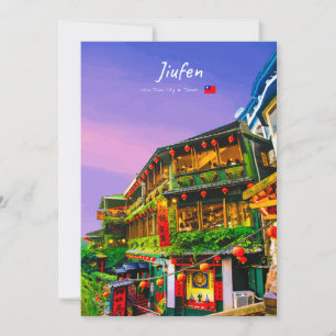 Invitation Jiufen, Taïwan - Ancienne Maison de Thé