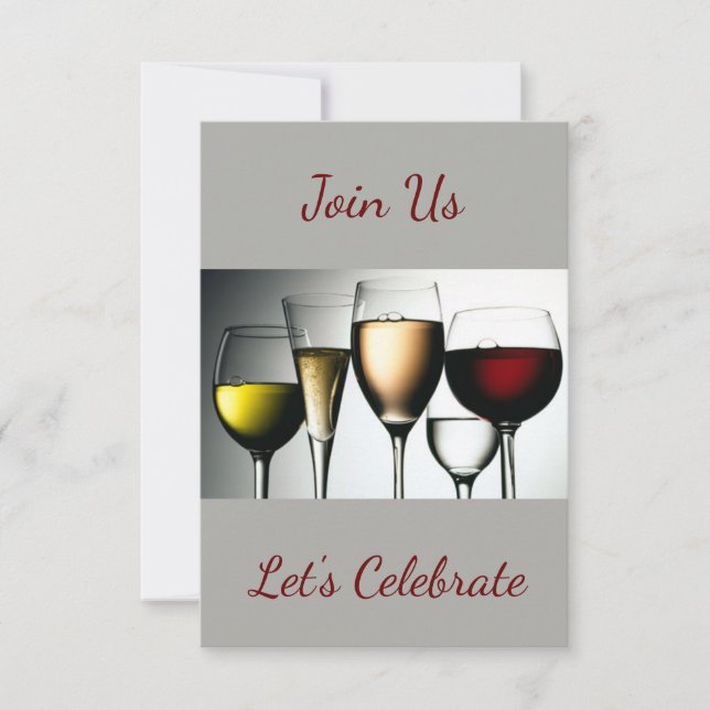 Invitation **Joignez-vous à nous / Fêtons notre réception** (Devant)