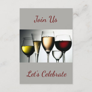 Invitation **Joignez-vous à nous / Fêtons notre réception**