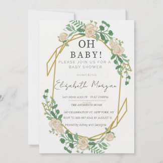 Invitation joli baby shower
