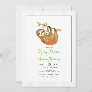 Invitation Joli Baby shower à thème