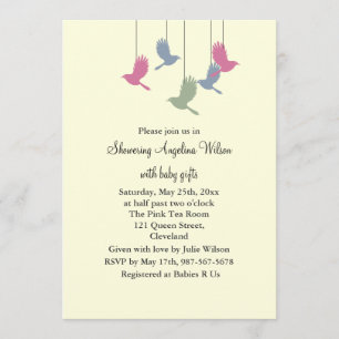 Invitation Joli Bird Mobile