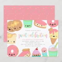 Joli coloré Kawaii Sweet Elements Enfants Annivers