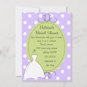 Invitation Joli croquis de robe