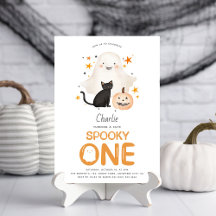 Joli Fantôme Spooky ONE Halloween 1er Anniversaire