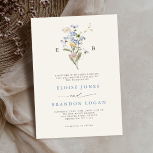 Invitation Joli Fleur sauvage de printemps Meadow Garden Mari