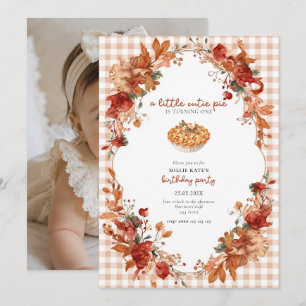 Invitation Joli Gâteau Doux Premier Anniversaire
