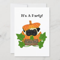 Joli Halloween Carlin d'automne Pugkin Citrouille