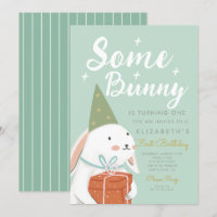 Joli lapin blanc Un lapin devient un Anniversaire