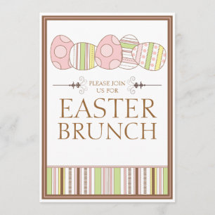 Invitation Joli Pastel Décorez l'invitation au brunch de Pâqu