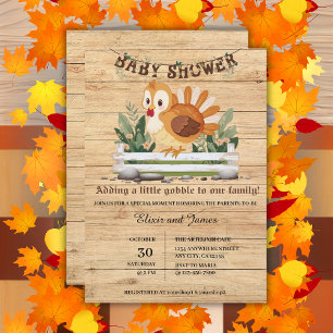 Invitation Joli petit Baby shower de Turquie