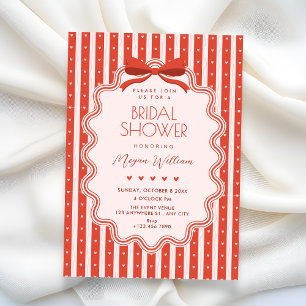 Invitation Jolie arche de mariage avec noeud