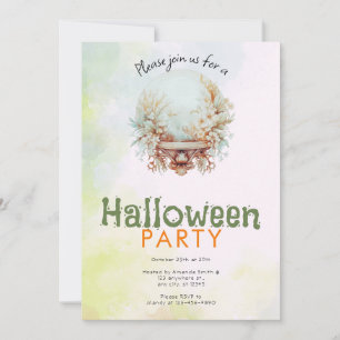 Invitation Jolie Boho Crystal Ball Halloween Party