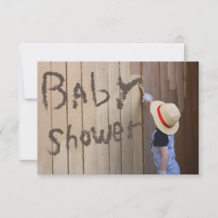 Invitation Jolie enfant amusant Genre Révéler Sunhat Boy Pein