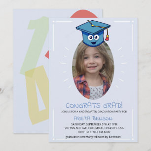 Invitation Jolie Fête de Fin d'Année de Maternelle