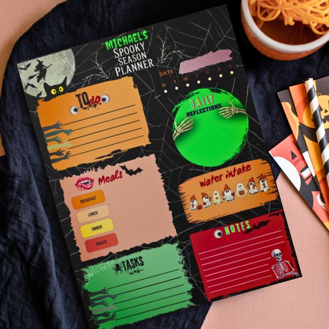 Invitation Jolie Halloween coloré Printemps pour enfants (Créateur téléchargé)