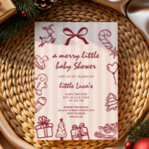 jolie petite fête de Noël bébé mignon shower