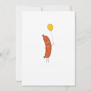 Invitation Jolie saucisse drôle