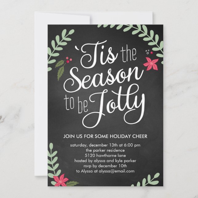 Invitation Jolly Party Fête (Devant)