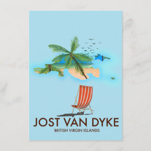 Invitation jost van dyke, îles Vierges britanniques.