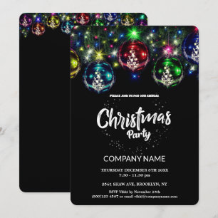 Invitation Jote Chic Entreprise Noël Décora Vintage