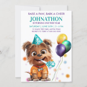 Invitation Jote Chien Chien Chien Chien Anniversaire Invitati