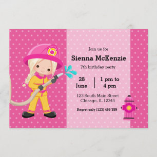 Invitation Jote fête des pompiers