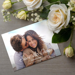 Invitation Jouer Joyeux mariage photo Enregistrer la date