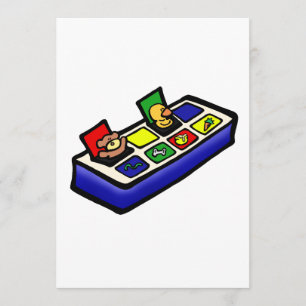 Invitation jouet pop-up