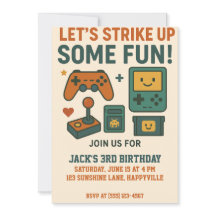 Joueur d'anniversaire - Niveau Vintage vers le hau