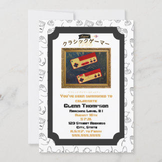 Invitation Joueurs Classiques Anniversaire Outta Sight 83 Inv