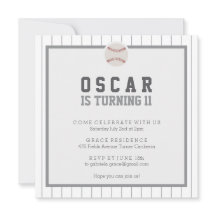 Jouons au baseball fête d'anniversaire