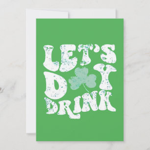 Invitation Jour Buvons St Patrick Paddy Lucky Charm
