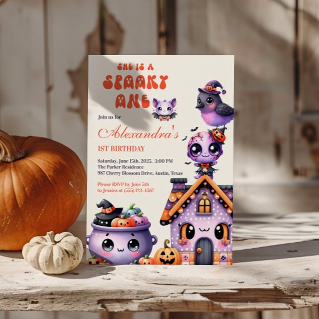 Invitation Jour d'anniversaire de l'Halloween (Créateur téléchargé)
