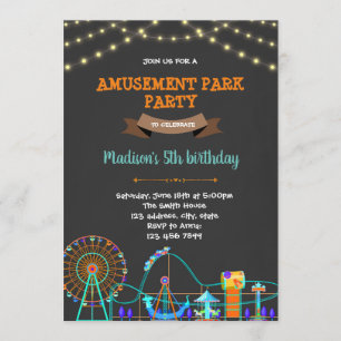 Invitation Jour d'anniversaire du plateau de plaisance de Cub