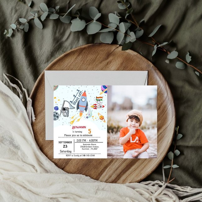 Invitation Jour d'anniversaire du vaisseau (Créateur téléchargé)