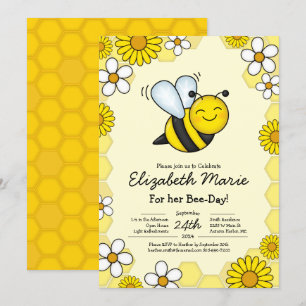 Invitation Jour de l'abeille Fête Enfants