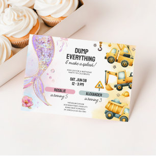 Invitation Jour de l'anniversaire de la construction conjoint